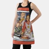 Gestrest is desserts achterstevoren gespeld Vintag Schort (Insitu)