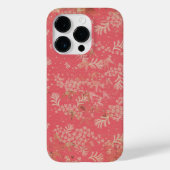  gestreste japanse bloemen en bladeren Case-Mate iPhone case (Achterkant)
