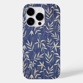  gestreste japanse bloemen en bladeren Case-Mate iPhone 14 pro hoesje