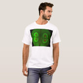 Gestrimeerd kikkerei t-shirt (Voorkant volledig)