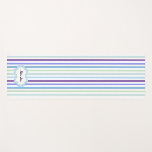  gestripte Yoga Mat (Voorkant (horizontaal))