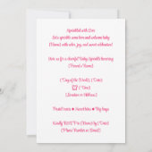 Gestrooid met liefde uitnodiging | Kleurfeest (Achterkant)