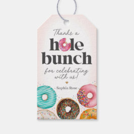 Gestrooide Donut Baby Shower Verjaardagsfeest Favo Cadeaulabel