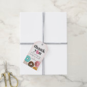 Gestrooide Donut Baby Shower Verjaardagsfeest Favo Cadeaulabel (Met Touw)