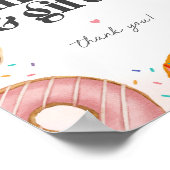 Gestrooide Donuts Verjaardagskaarten en Cadeaubord Poster (Hoek)