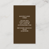 gestrooide frosting drip bakker bakkerij visitekaartje (Achterkant)