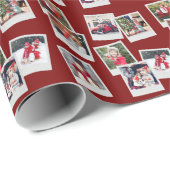 Gestrooide Snapshots Aangepaste Foto Cadeaupapier (Rol Hoek)