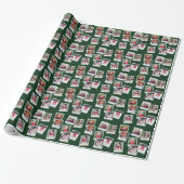 Gestrooide Snapshots Aangepaste Foto Cadeaupapier (Uitgerold)
