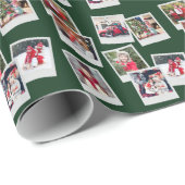 Gestrooide Snapshots Aangepaste Foto Cadeaupapier (Rol Hoek)