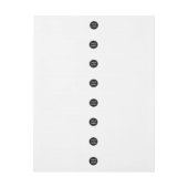 Gestroomlijnd, eigentijds, gepolijst en aanpasbaar adreslabel wikkel (Vel)