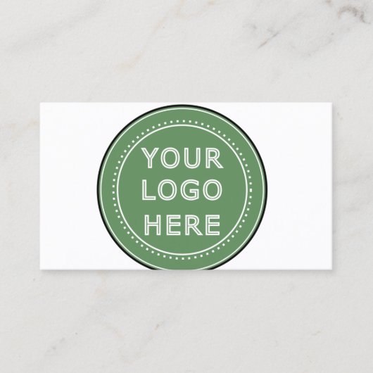 Gestroomlijnd, eigentijds, gepolijst en aanpasbaar afsprakenkaartje (Voorkant)