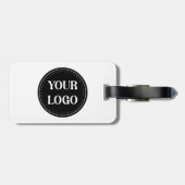 Gestroomlijnd, eigentijds, gepolijst en aanpasbaar bagagelabel (Achterkant horizontaal)