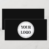 Gestroomlijnd, eigentijds, gepolijst en aanpasbaar bedankkaart (Voorkant / Achterkant)