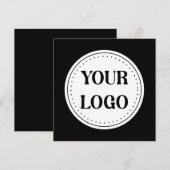 Gestroomlijnd, eigentijds, gepolijst en aanpasbaar bedankkaart (Voorkant / Achterkant)