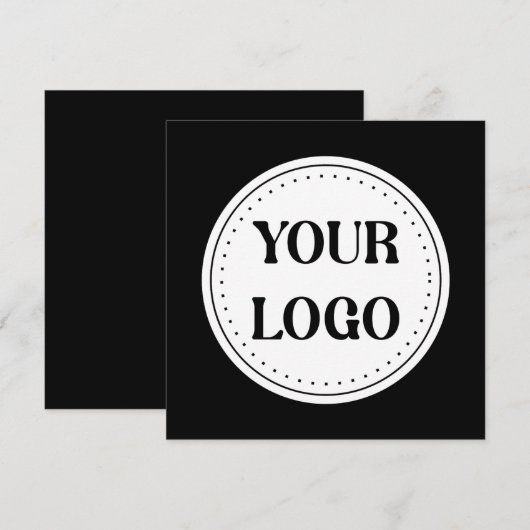 Gestroomlijnd, eigentijds, gepolijst en aanpasbaar bedankkaart (Voorkant / Achterkant)