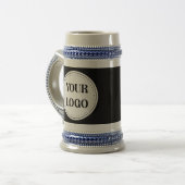 Gestroomlijnd, eigentijds, gepolijst en aanpasbaar bierpul (Voorkant links)