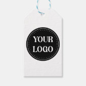 Gestroomlijnd, eigentijds, gepolijst en aanpasbaar cadeaulabel (Voorkant)