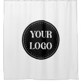 Gestroomlijnd, eigentijds, gepolijst en aanpasbaar douchegordijn (Voorkant)