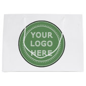 Gestroomlijnd, eigentijds, gepolijst en aanpasbaar groot cadeauzakje (Voorkant)