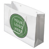 Gestroomlijnd, eigentijds, gepolijst en aanpasbaar groot cadeauzakje (Voorkant Gekanteld)