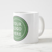 Gestroomlijnd, eigentijds, gepolijst en aanpasbaar grote koffiekop (Voorkant rechts)