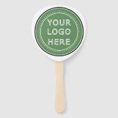 Gestroomlijnd, eigentijds, gepolijst en aanpasbaar handwaaier (Voorkant)