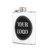 Gestroomlijnd, eigentijds, gepolijst en aanpasbaar heupfles (Links)