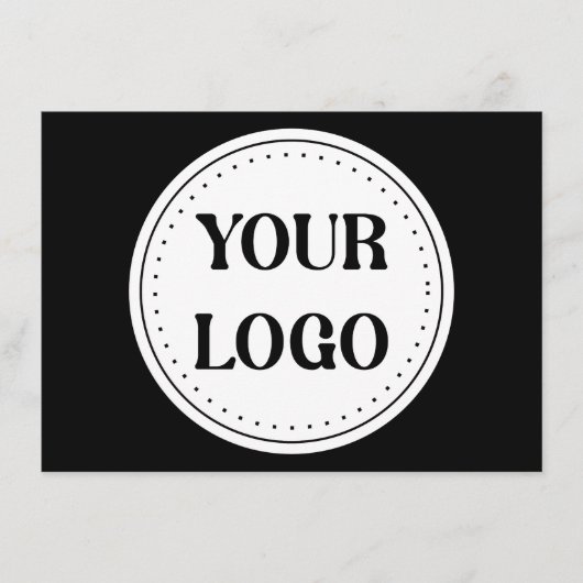 Gestroomlijnd, eigentijds, gepolijst en aanpasbaar informatiekaartje (Voorkant)