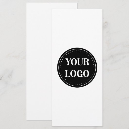 Gestroomlijnd, eigentijds, gepolijst en aanpasbaar kaart (Voorkant / Achterkant)