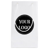 Gestroomlijnd, eigentijds, gepolijst en aanpasbaar klein cadeauzakje (Voorkant)