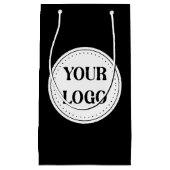 Gestroomlijnd, eigentijds, gepolijst en aanpasbaar klein cadeauzakje (Voorkant)