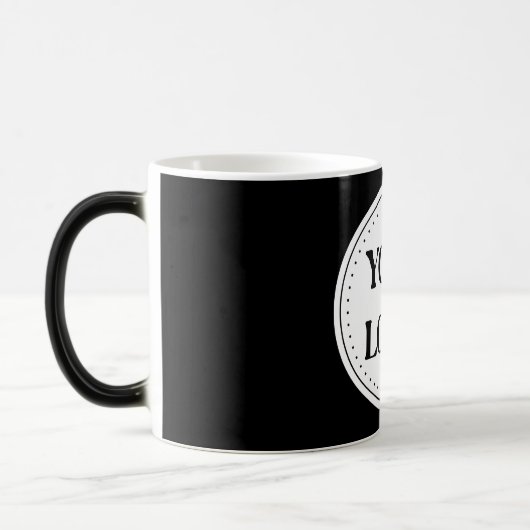 Gestroomlijnd, eigentijds, gepolijst en aanpasbaar magische mok (Links)