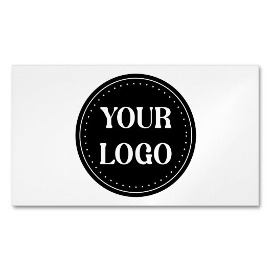 Gestroomlijnd, eigentijds, gepolijst en aanpasbaar magnetisch visitekaartje (Voorkant)