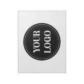 Gestroomlijnd, eigentijds, gepolijst en aanpasbaar notitieblok (Linkerzijde)