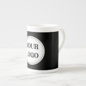 Gestroomlijnd, eigentijds, gepolijst en aanpasbaar porselein kop (Voorkant rechts)