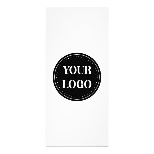 Gestroomlijnd, eigentijds, gepolijst en aanpasbaar reclamekaart (Voorkant)