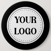 Gestroomlijnd, eigentijds, gepolijst en aanpasbaar ronde button 6,0 cm (Voorkant)