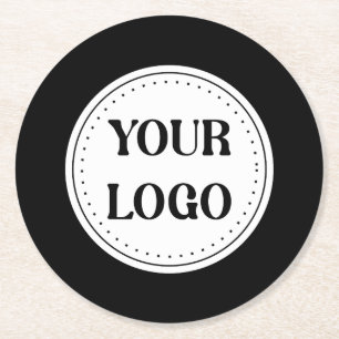 Gestroomlijnd, eigentijds, gepolijst en aanpasbaar ronde kartonnen onderzetter