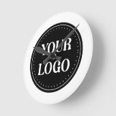 Gestroomlijnd, eigentijds, gepolijst en aanpasbaar ronde klok (Hoek)