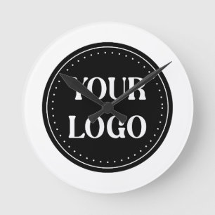 Gestroomlijnd, eigentijds, gepolijst en aanpasbaar ronde klok