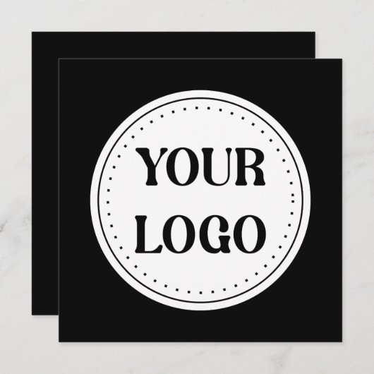 Gestroomlijnd, eigentijds, gepolijst en aanpasbaar save the date (Voorkant / Achterkant)