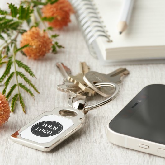 Gestroomlijnd, eigentijds, gepolijst en aanpasbaar sleutelhanger (Zijkant)