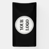 Gestroomlijnd, eigentijds, gepolijst en aanpasbaar spandoek (Verticaal)