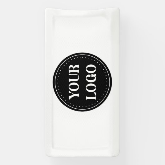 Gestroomlijnd, eigentijds, gepolijst en aanpasbaar spandoek (Verticaal)