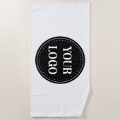 Gestroomlijnd, eigentijds, gepolijst en aanpasbaar strandlaken (Voorkant)