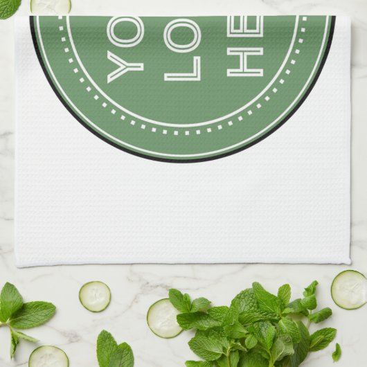 Gestroomlijnd, eigentijds, gepolijst en aanpasbaar theedoek (Gevouwen)