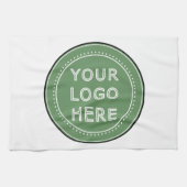 Gestroomlijnd, eigentijds, gepolijst en aanpasbaar theedoek (Horizontaal)