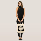 Gestroomlijnd, eigentijds, gepolijst en aanpasbaar tote bag (Voorkant (model))