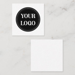 Gestroomlijnd, eigentijds, gepolijst en aanpasbaar vierkante visitekaartje