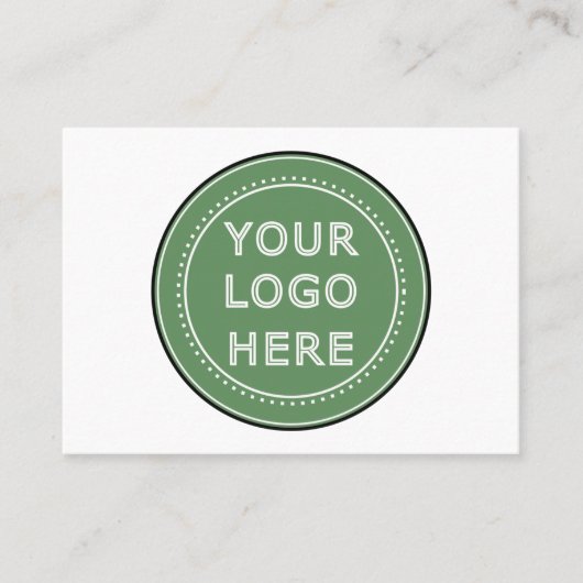 Gestroomlijnd, eigentijds, gepolijst en aanpasbaar visitekaartje (Voorkant)